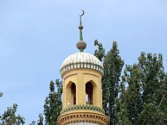 04 Kashgar Id Kah Mosque Minaret Close Up